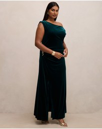 Forever New Curve - Winslet Curve Off Shoulder Velvet Gown