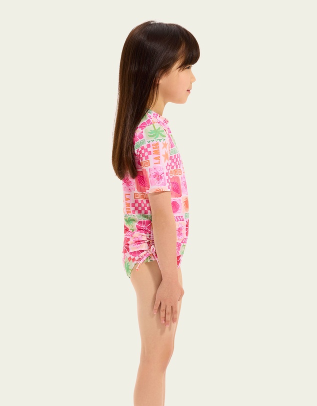Seafolly - Summer Paradise Rouched Tie Rash Set - Kids