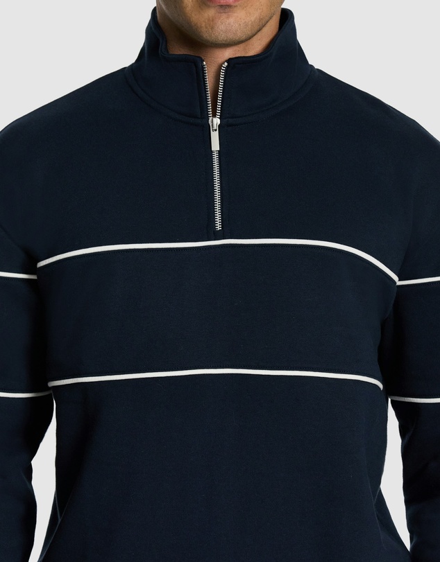 yd. - Battersea 1/4 Zip Sweatshirt
