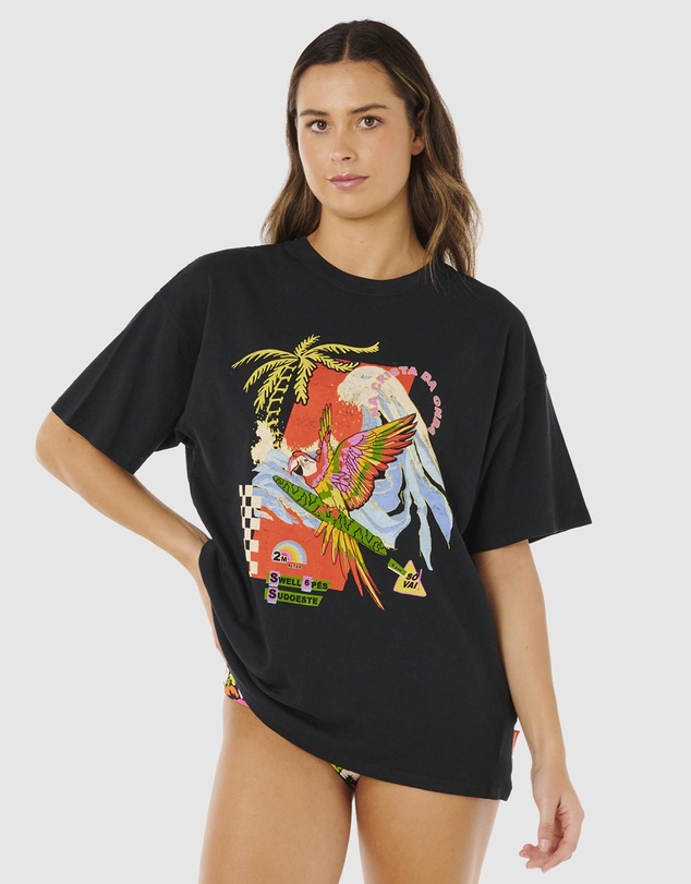 Rip Curl - Rip Curl x Farm Rio  Wave Crest Heritage Tee