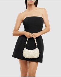 Olga Berg - Pia Pearl Croissant Bag