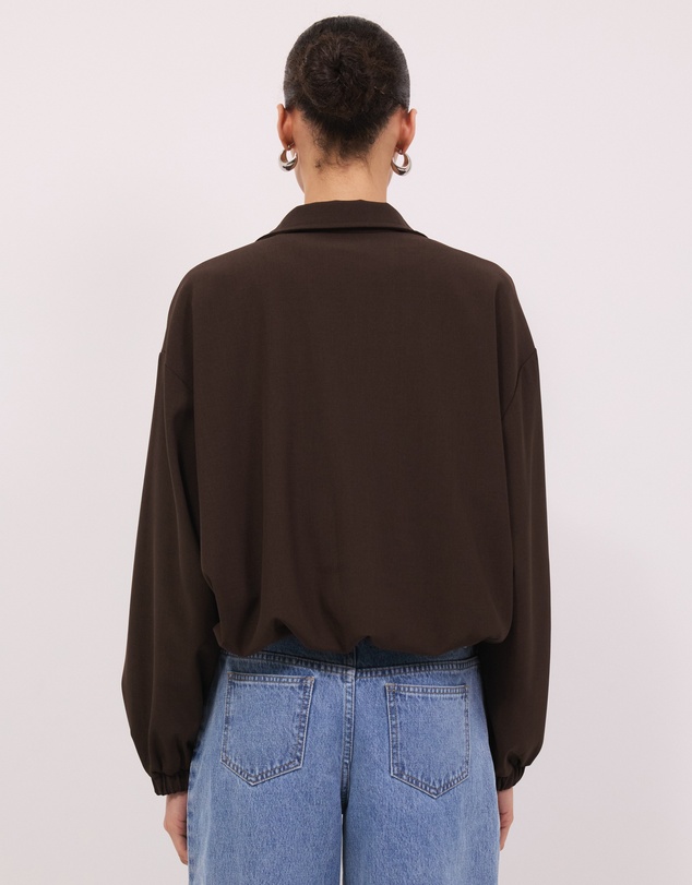 Calli - Karise Relaxed Funnel Neck Bomber