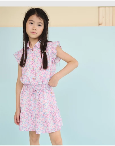 NONO - Minou AOP Dress - Kids-Teens