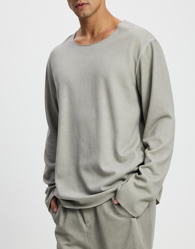 Surrounded By Ghosts - The Cadmium Heavy Jersey Crew Raw Neck Jumper