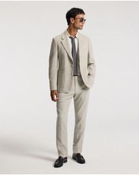 Calibre - Unstructured Textured Blazer Neutral