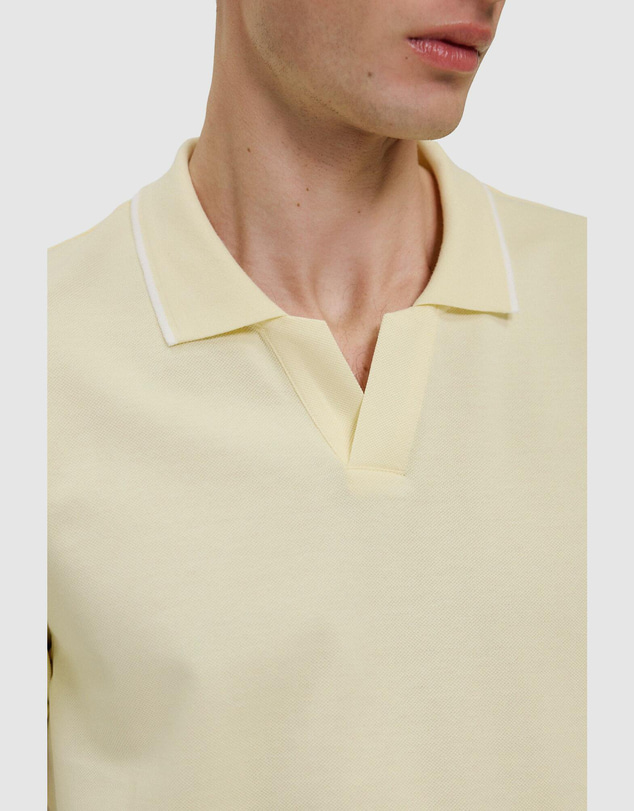 Trenery - Mercerised Cotton Pique Polo