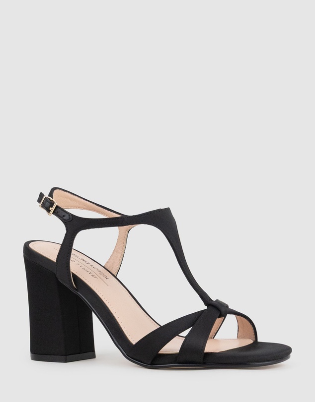 Edward Meller - KHLOE85 Block Heel T-Bar Sandal