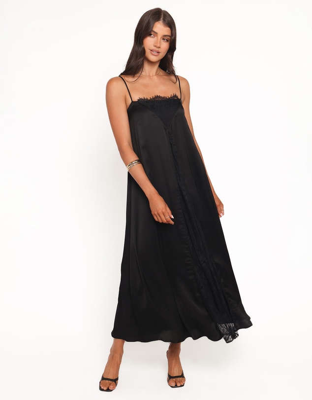 Petal & Pup - Halsey Midi Dress - Black