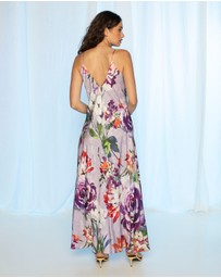 KACHEL - Sandra Slip Maxi Dress