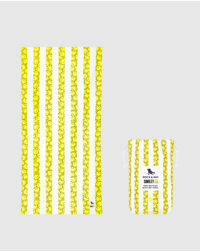 Dock & Bay - Beach Towel Kids Collection Smiley