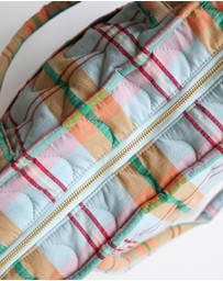 Mosey Me - Confetti Plaid Quilted Bag