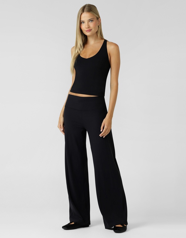 Lorna Jane - Ultra Plush Luxe Rib Wide Leg Pants
