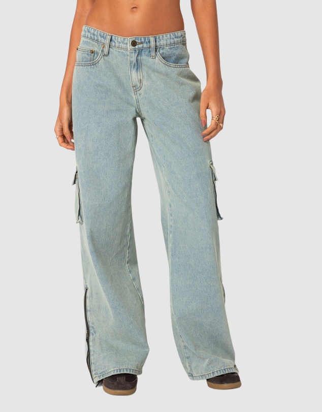 EDIKTED - Andi Low Rise Cargo Jeans
