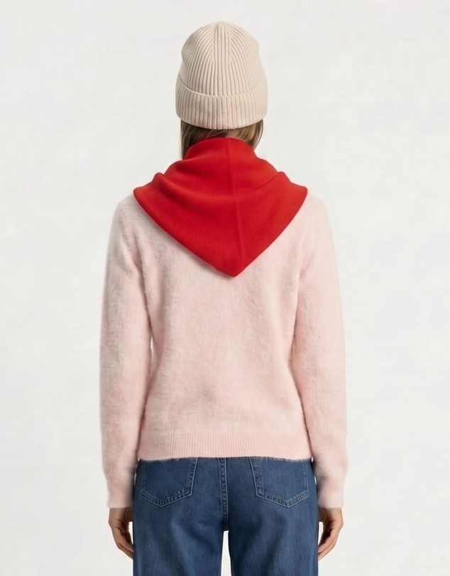 SILK MAGNOLIA - Cashmere Triangle Scarf