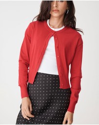 Forcast - Cassie Crew Neck Cardigan