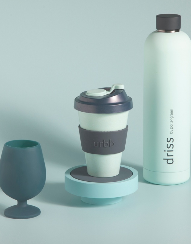 porter green - urbb | biodegradable bamboo coffee cup