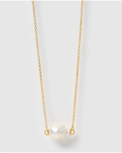 Izoa - Victoria Freshwater Baroque Pearl Necklace