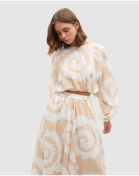 Seed Heritage - Retro Swirl Blouse