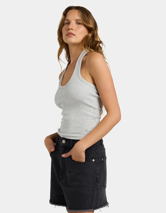 Roxy - Womens Base Rib Halter Tank Top