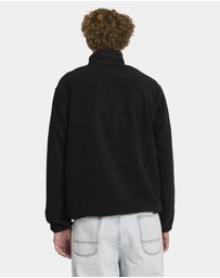 RVCA - Mens Go Mock Neck Fleece Jumper