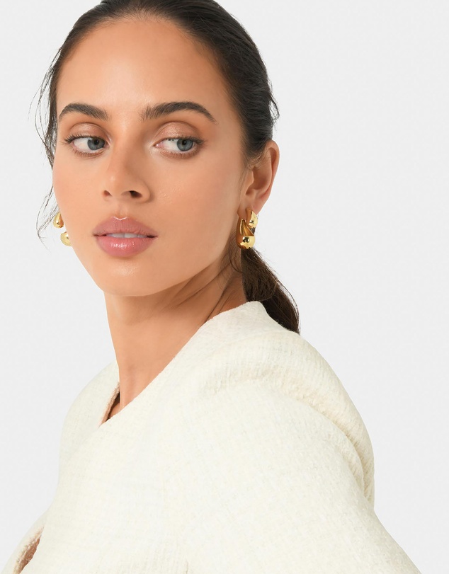Forcast - Gia Gold Bubble Earrings