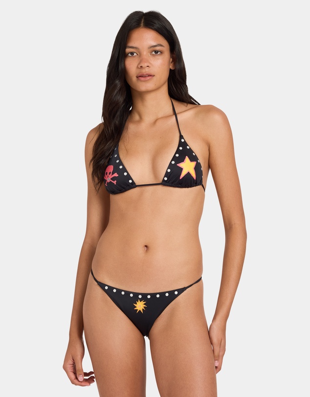 RVCA - Womens Dani Miller Halter Tri Bikini Top