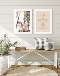 Olive et Oriel - Life Is Better Art Print