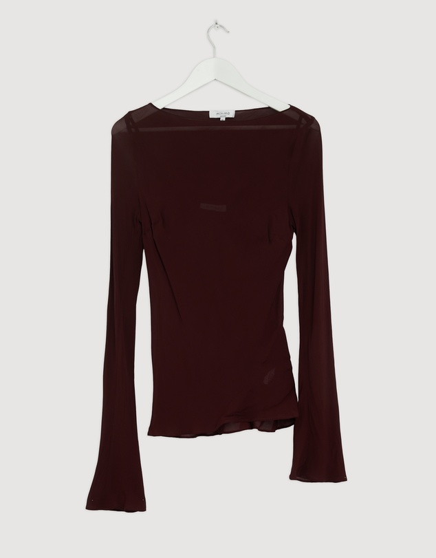 Revibe - Repaired Minima Esenciales Olen Sheer Layered Top - AU 12