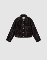 M.N.G - Devoré Denim Jacket