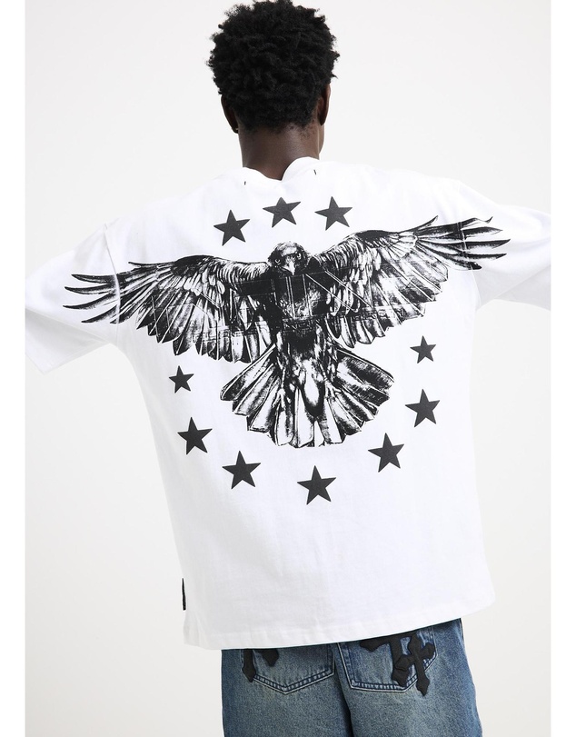 Black Noise White Rain - Motion Script T-Shirt