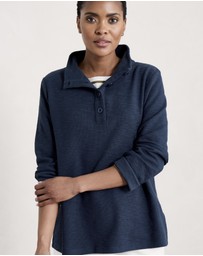 Seasalt - Seasalt Cornwall Navy Last Boat Sweatshirt