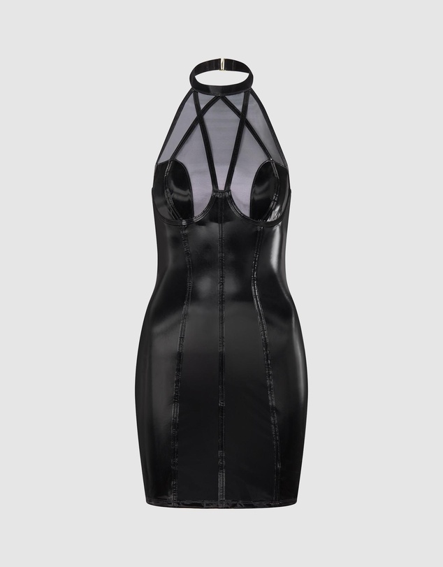 Ann Summers - Shade PU Dress Black