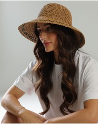 Morgan & Taylor - Maeve Bucket Hat in Tan