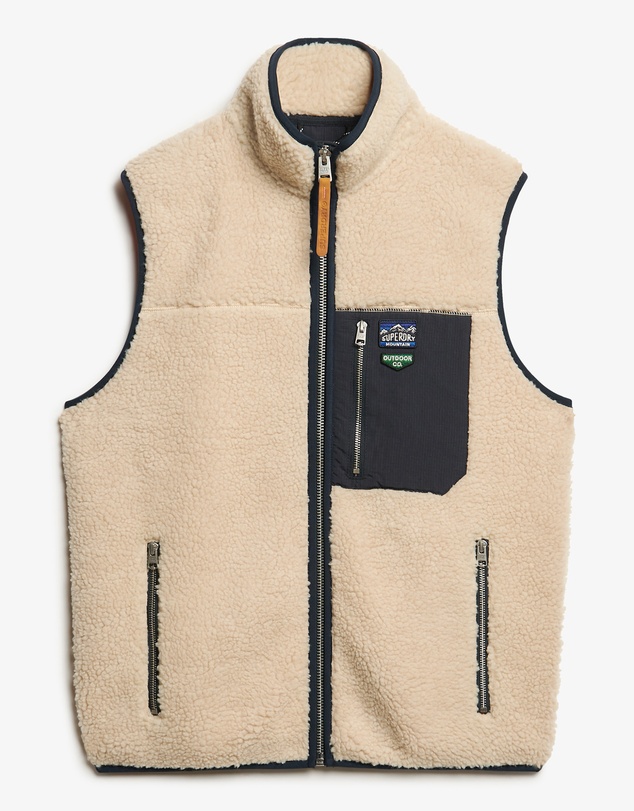 Superdry - Vintage Retro Fleece Gilet