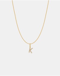 Ania Haie - Ania Haie Gold Letter K Initial Necklace