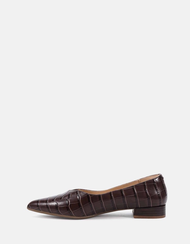 Clarks - Corrine Cognac Croc