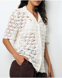 AERE - Tula Crochet Top