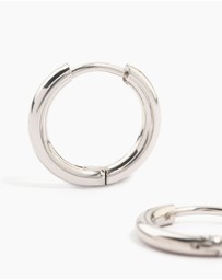 Lovisa - Waterproof Stainless Steel Core Clicker Earrings 14 MM