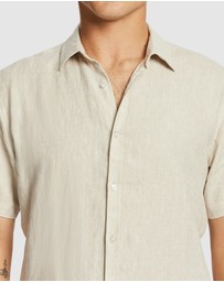 yd. - Lewis Pure Linen Shirt