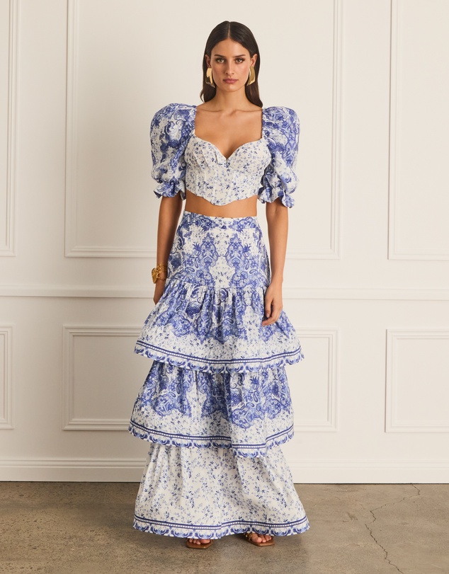 Aqua Blu Australia - Willow Celeste Maxi Skirt