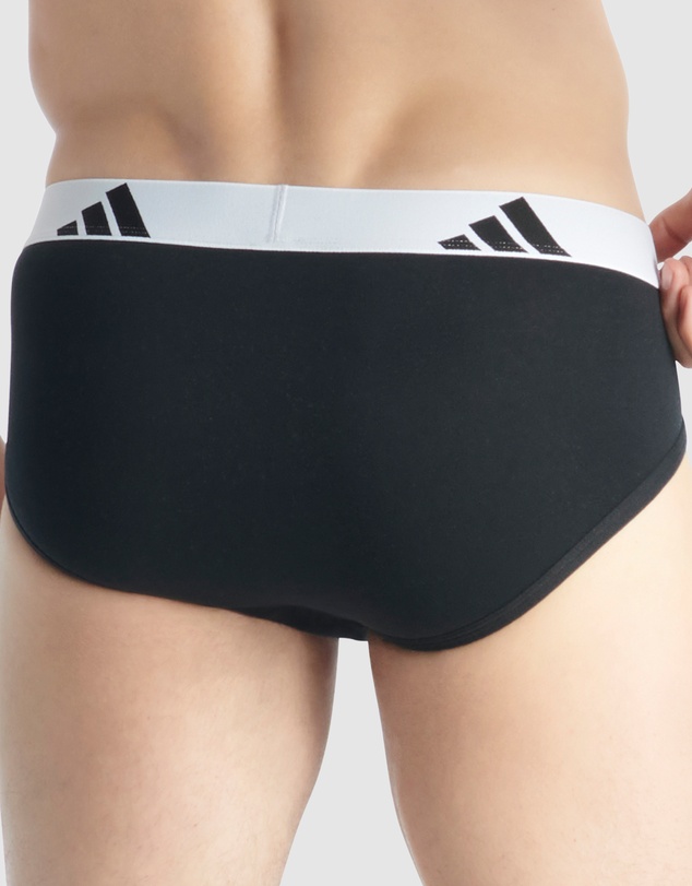 adidas Sportswear - 3 Pack Active Flex Cotton Brief Underwear