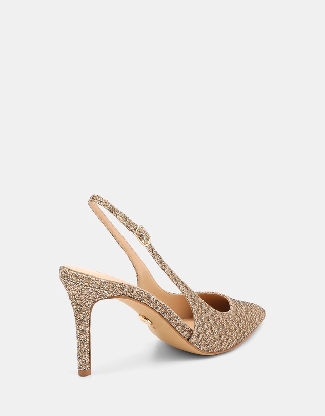 Wittner - Riker Metallic Lurex Slingbacks