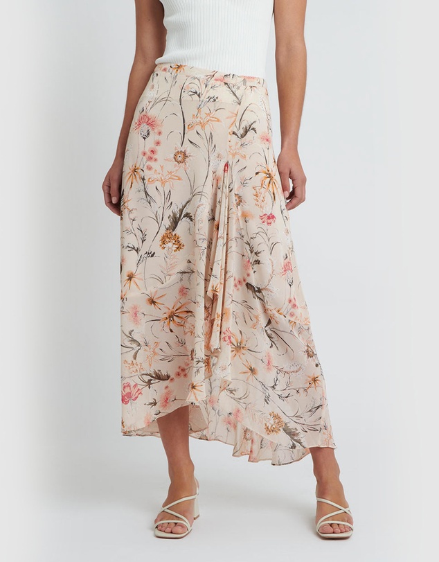 Forcast - Elaina Printed Skirt