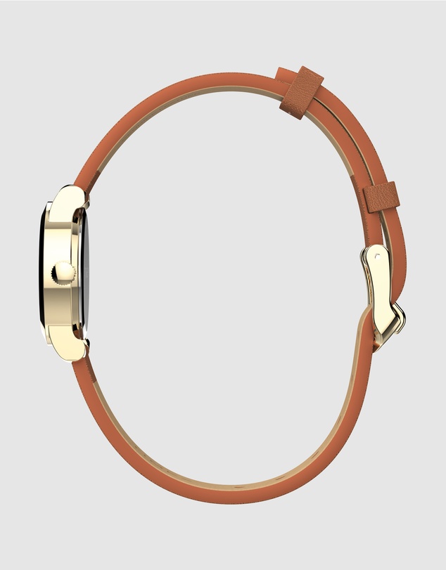 TIMEX - Cavatina 18mm Leather Strap Watch