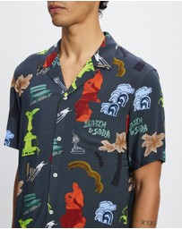 Scotch & Soda - Regular Fit SS AOP Viscose Shirt