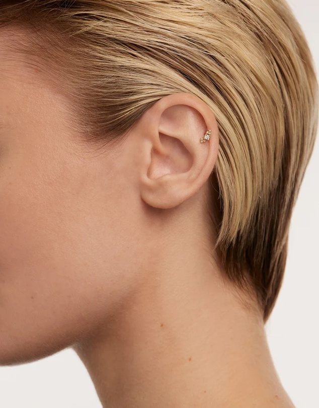 PDPAOLA - Diamonds and Gold Amelie Single Earring