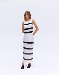 Third Form - Sevin Lace Panelled Skirt