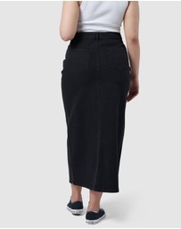 Sunday In The City - Hype Denim Maxi Skirt