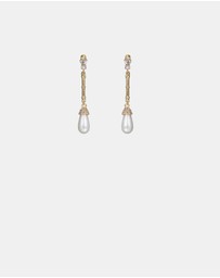 Kitte - Palais Earrings - Gold/Pearl