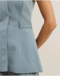 Atmos&Here - Isola Peplum Tailored Vest